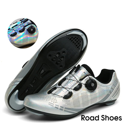 aerofoot™ Self-Locking Cycling Shoes – SPD Compatible MTB/Road Bike Footwear
