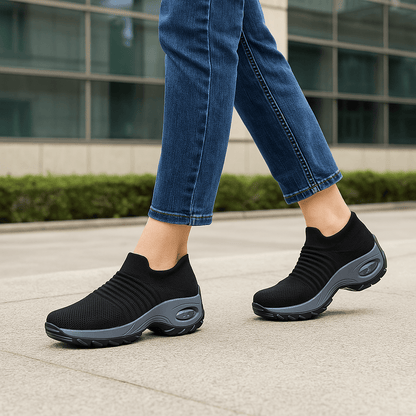 Aerofoot™ Women’s Breathable Slip-On Platform Sneakers