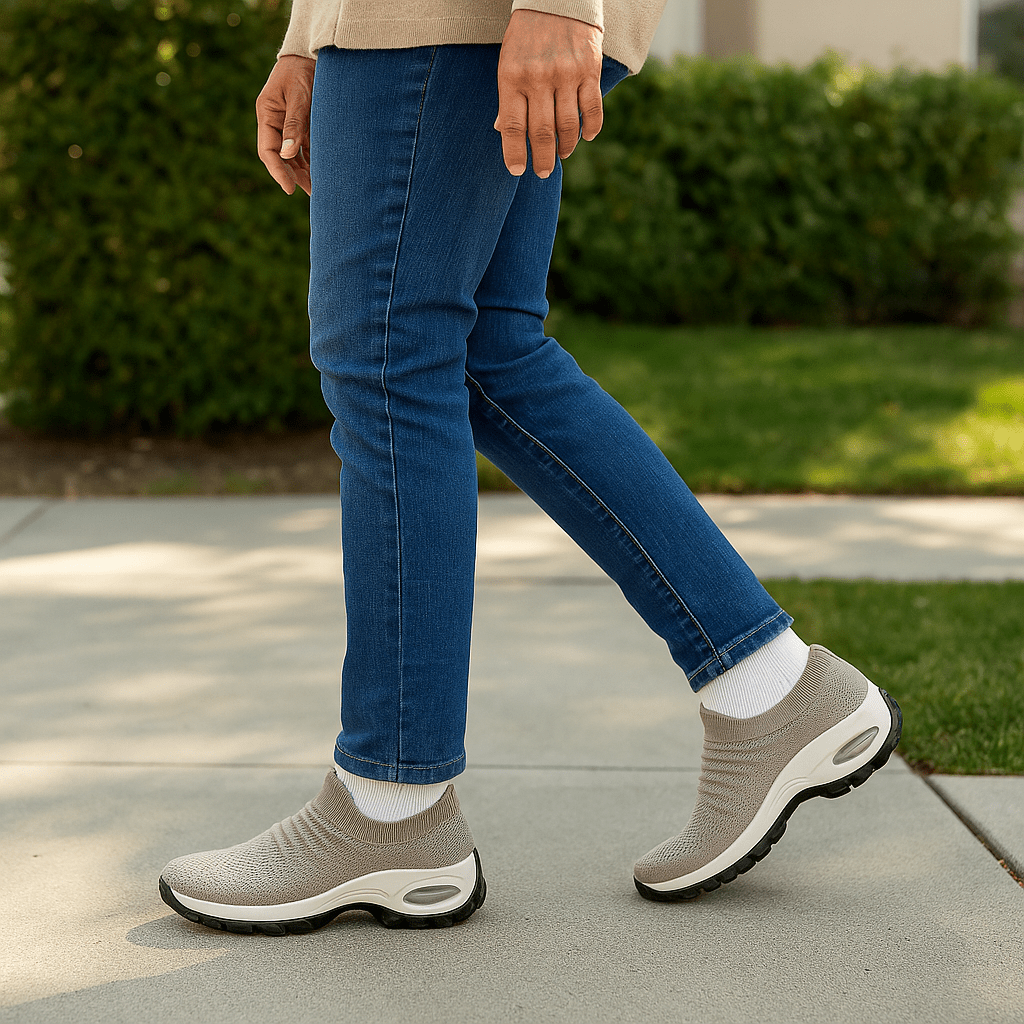 Aerofoot™ Women’s Breathable Slip-On Platform Sneakers