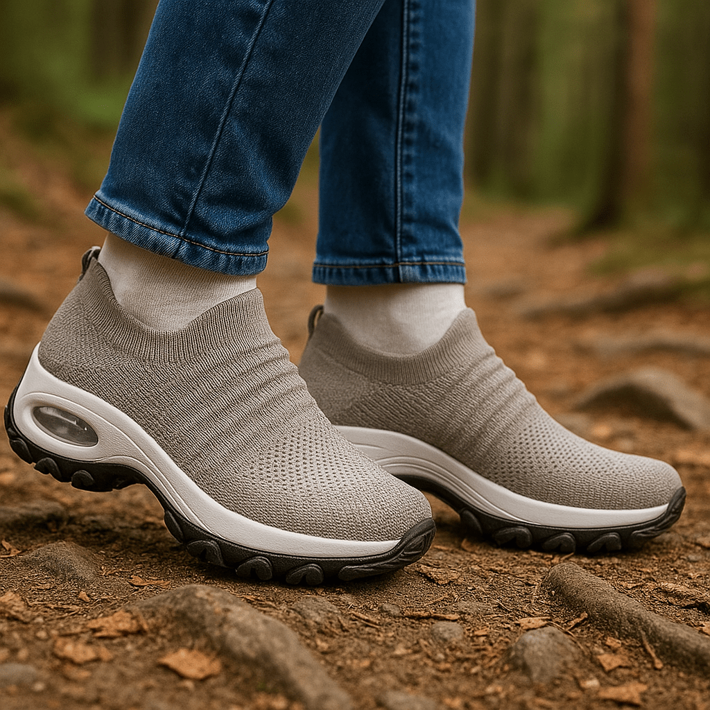 Aerofoot™ Women’s Breathable Slip-On Platform Sneakers