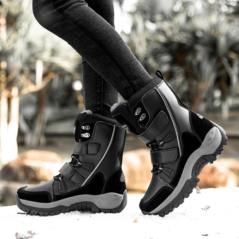 Aerofoot™ Waterproof Mid-Calf Fleece-Lined Winter Boots for Women